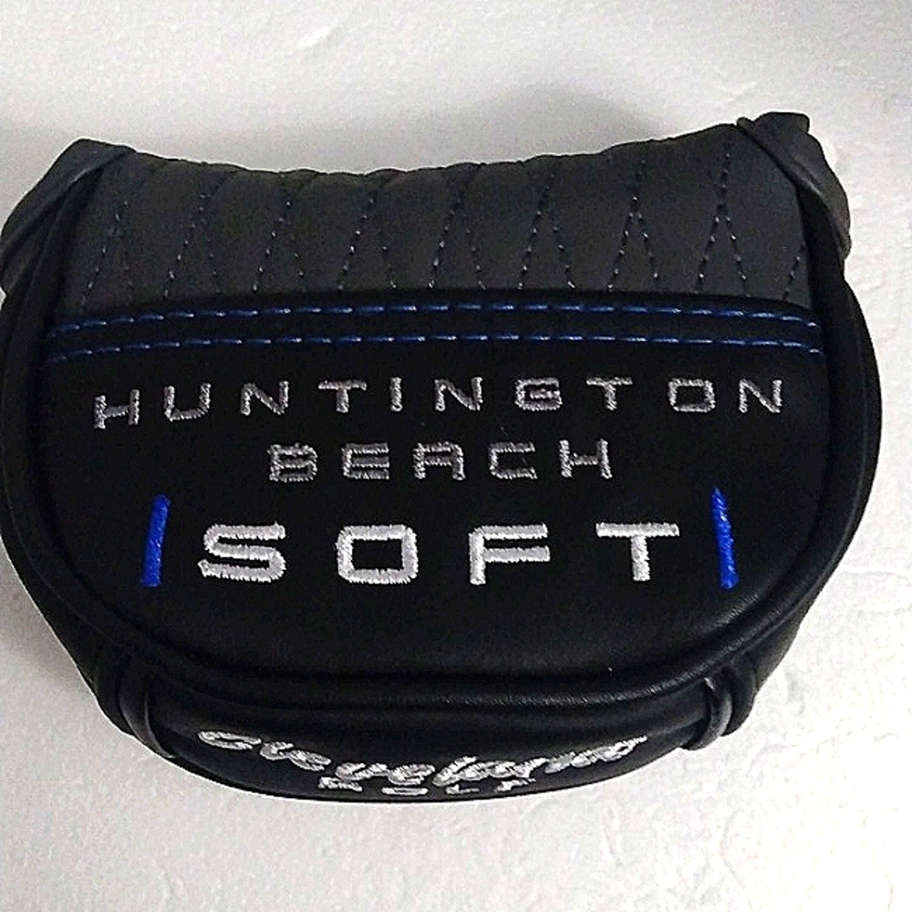 Cleveland Golf Head Cover, Huntington Beach Soft 4" x 5" Grey, black, blue NEW
